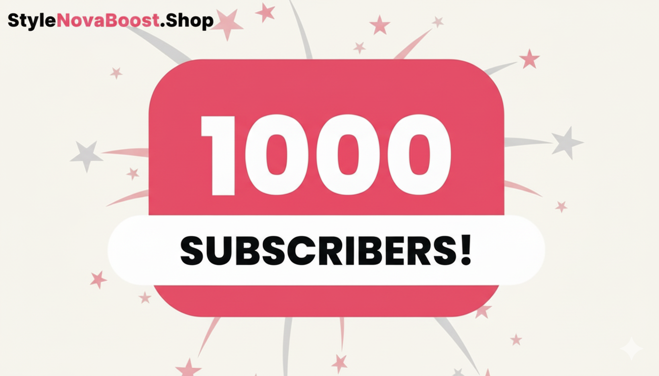 🎯 1000 YouTube Subscribers – Grow Your Channel Fast!